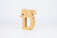 Litera D, Dog, jucărie educativă pentru copii.
Letter D, Dog, educational alphabet toy for kids.
D is for... DOG