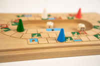 Game of Goose. Handcrafted Wooden Board Game